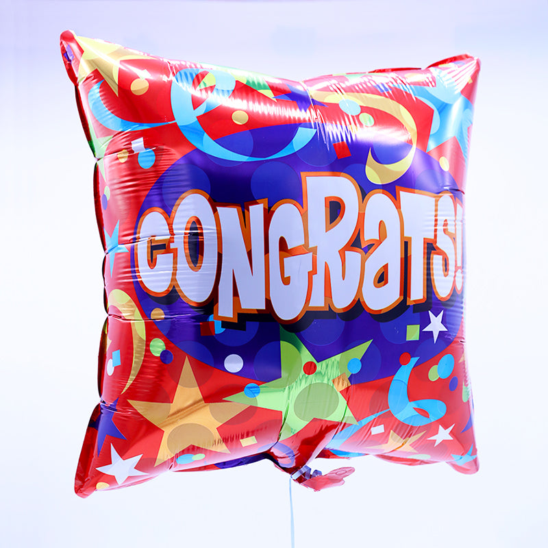 Mylar Helium Balloon - Congrats!! – Carle Auxiliary Gift Shop